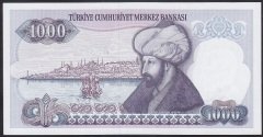 7.EMİSYON 2.TERTİP 1000 LİRA F58 596837 ÇİL