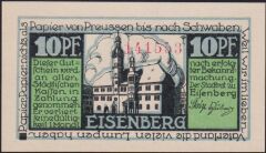 Almanya 10 Pfennig Notgeld 1921 Çil