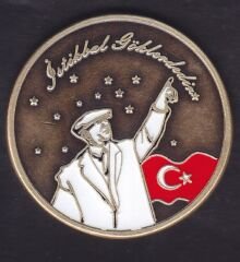 Milli Muharip Uçak Kaan Madalya 43 mm