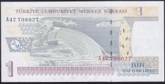 8.Emisyon 1 YTL A47 706027 Çil