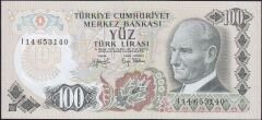 6.Emisyon 2.Tertip 100 Lira I14 653140 Çilaltı Çil