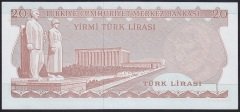 6.EMİSYON 3.TERTİP 20 LİRA G59 025261 ÇİLALTI ÇİL
