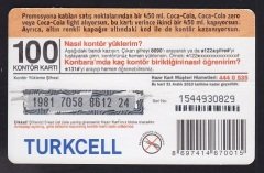 TURKCELL HAZIR KART 100 KONTÖR COCA COLA SKT 2010