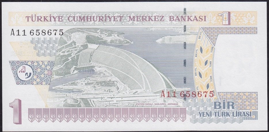 8.EMİSYON 1 YTL A11 658675 ÇİL