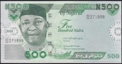 Nijerya 500 Naira 2022 Çil Pick 48 ( 999 )