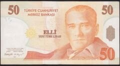 8.Emisyon 50 YTL C17 220734 Çok Temiz+