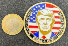 36.Nato Zirvesi Ankara- Trump'ın Türkiye Ziyareti Hatıra Madalya 51 mm