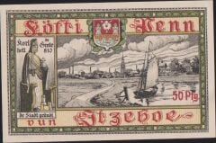Almanya 50 Pfennig Notgeld 1918 Çil
