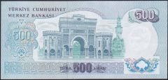 6.Emisyon 2.Tertip 500 Lira N60 175390 Ççt Çilaltı