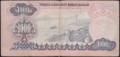 6.EMİSYON 3.TERTİP 1000 LİRA F37 149593 TEMİZ