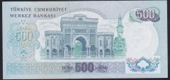 6.EMİSYON 2.TERTİP 500 LİRA N76 319494 ÇİLALTI
