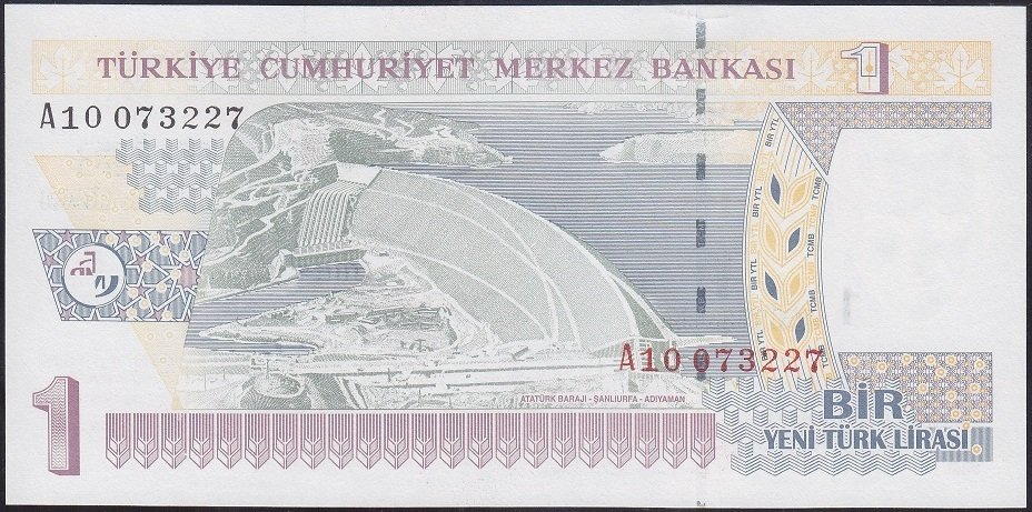 8.EMİSYON 1 YTL A10 073227 ÇİL