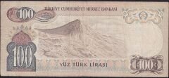 6.Emisyon 2.Tertip 100 Lira I08 646850 Temiz