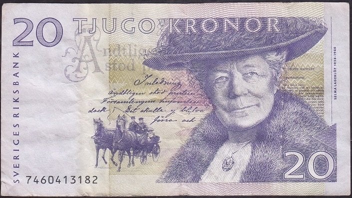 İsveç 20 Kron 2003 Çok Temiz