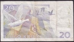 İsveç 20 Kron 2003 Çok Temiz
