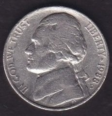 Amerika 5 Cent 1988 D