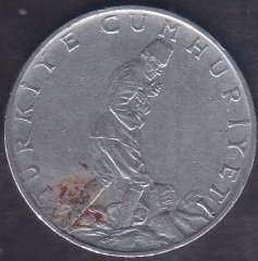 1974 YILI 2.5 LİRA eski para mezat