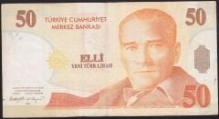 8.Emisyon 50 YTL C21 002913 Çok Temiz