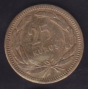 1956 Yılı 25 Kuruş