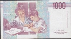 İtalya 1000 Lire 1990 Çok Temiz +