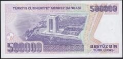 7.Emisyon 4.Tertip 500000 Lira H39 009588 Çilaltı Çil