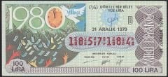1979 31 Aralık Çeyrek Bilet - B Serisi