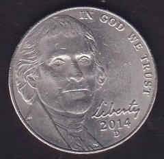 Amerika 5 Cent 2014 D