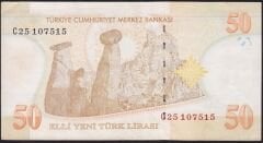 8.Emisyon 50 YTL C25 107515 Çok Temiz+