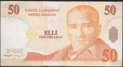 8.Emisyon 50 YTL C25 107515 Çok Temiz+