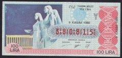1980 9 KASIM YARIM BİLET - Y SERİSİ
