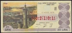 1979 9 Ocak Çeyrek Bilet - N Serisi