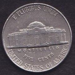 Amerika 5 Cent 1989 P