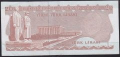 6.EMİSYON 3.TERTİP 20 LİRA G40 905063 ÇÇT +