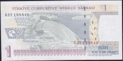 8.Emisyon 1 YTL A37 188846 Çilaltı Çil