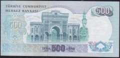 6.Emisyon 2.Tertip 500 Lira L88 427602 Çilaltı Çil