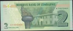 Zimbabwe 2 Dolar 2019 Çilaltı Pick 101