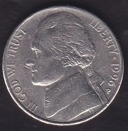 Amerika 5 Cent 1996 P