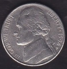 Amerika 5 Cent 1996 P