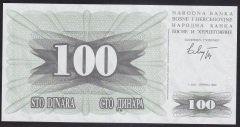 BOSNA HERSEK 100 DİNAR 1992 ÇİL