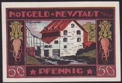 Almanya 50 Pfennig Notgeld 1922 Çil
