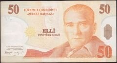 8.Emisyon 50 YTL C28 581341 Çok Temiz