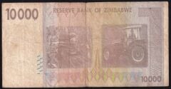 Zimbabwe 10000 Dolar 2008 Çok Temiz