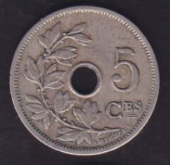 Belçika 5 Centimes 1904 Belgique