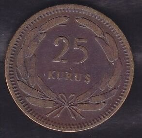 1955 Yılı 25 Kuruş