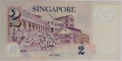 Singapur 2 Dolar 2006 Çil Polymer Pick 46a