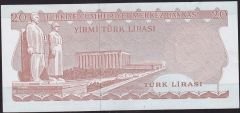 6.Emisyon 3.Tertip 20 Lira G88 800807 Çilaltı
