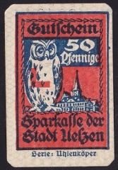 Almanya 50 Pfennig Notgeld 1922 Çil