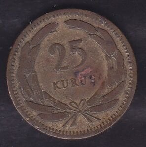 1951 Yılı 25 Kuruş