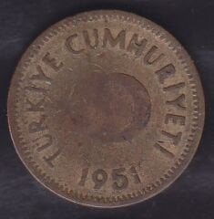1951 Yılı 25 Kuruş