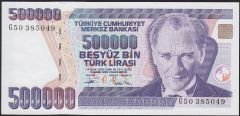 7.Emisyon 3.Tertip 500000 Lira G50 385049 Çil
